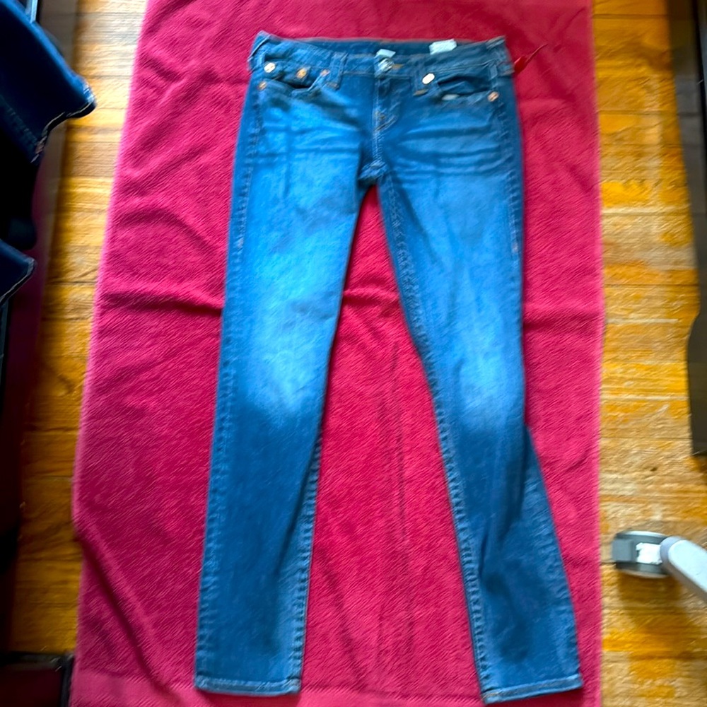 True Religion skinny jeans size29/28 blue